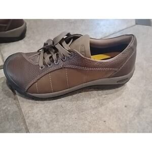 KEEN Women's Presidio Trail Hiking Shoes Brown Lace Up Size 8